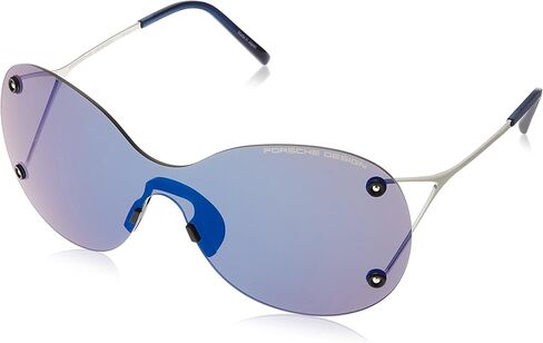 نظارة شمسية P 8621 D Palladium Silver Gray عدسات زرقاء مقاس 145 in Kuwait