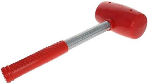 Utoolmart Red Rubber Hammer, 26 Ounce, Soft-Face Hammer, Anti-Slip Stainless Steel Tube, Rubber Handle Rubber Head Mallet Grip for All Jobs DIY Hand Tool in Saudi Arabia