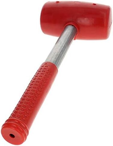 Utoolmart Red Rubber Hammer, 26 Ounce, Soft-Face Hammer, Anti-Slip Stainless Steel Tube, Rubber Handle Rubber Head Mallet Grip for All Jobs DIY Hand Tool in Saudi Arabia