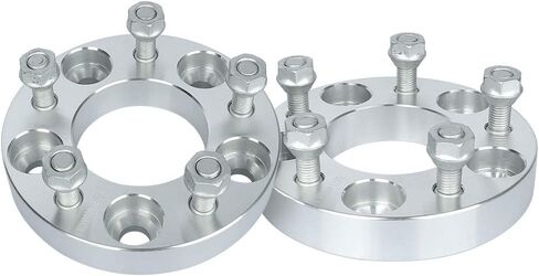 IRONTEK Wheel Spacers 5x114.3mm 1in (73mm Hub Bore, 12x1.5 Studs) 5x4.5 to 5x4.5 Wheel Spacers Adapter 25mm FITS Acura RSX NSX CL TSX TL RL for Toyota Rav4 for Chrysler 300M for Hyundai Tiburon 2PCS in Saudi Arabia
