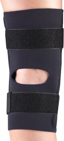 OTC Knee Stabilizer Wrap, Hinged Bars, Neoprene, Black, X-Large in Saudi Arabia