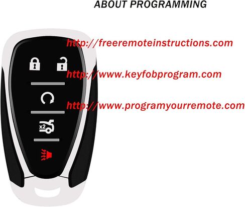 Keyless Remote Smart Replacement Key Fob Fits for Chevy Malibu, Camaro 2016-2021, Chevy Cruze 2016-2019 (FCCID: HYQ4EA ID46 Chip 433MHz) 1 Pack in Kuwait