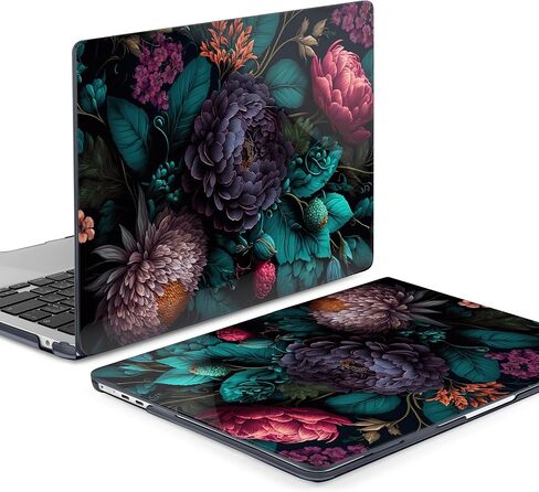 for M4 MacBook Pro 14 Inch Case 2025 2024 2023 2021 Model A3112/A3401/A3185/A2918/A2992/A2779/A2442 M3 M2 M1, Hard Shell with Keyboard Cover+Trackpad Film+OTG Adapter, Cherry Blossom in Saudi Arabia