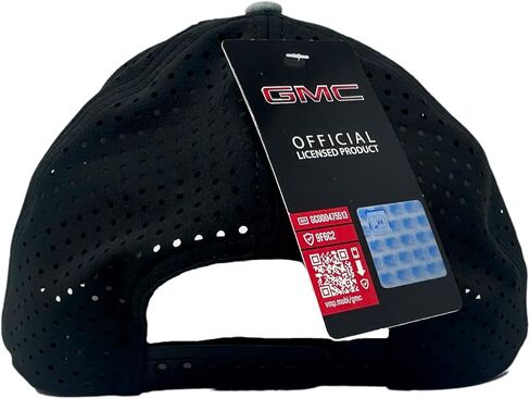 قبعة GMC AT4 Performance - قبعة Snapback مثقبة - مرخصة رسميًا من GM Gray in Saudi Arabia