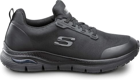 حذاء عمل Skechers Work Arch Fit Charles، للرجال، طراز رياضي سهل الارتداء، مقدمة معدنية، مقاوم للانزلاق MaxTrax، حذاء عمل in Saudi Arabia