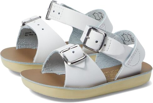 صنادل المياه المالحة من Hoy Shoes Surfer Hook & Loop (طفل صغير/طفل صغير) أبيض 8 طفل صغير M in Kuwait