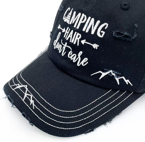 قبعة التخييم لا تهتم بالشعر للرجال والنساء، قبعة بيسبول جبلية مطرزة in Kuwait