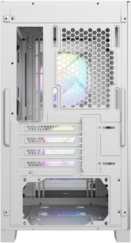 PCCOOLER CPS - C3D310 ARGB White - حافظة M-ATX لتدفق الهواء - حقيبة سطح المكتب للألعاب مع مروحتين ARGB - M-ATX/ITX - دعم بطاقات الرسومات 350 مم (C3-D310WHP2-GL) in Kuwait