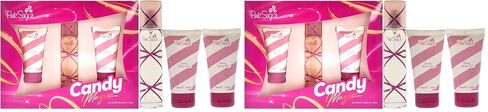 Aquolina Pink Sugar Candy Magic 1.7oz EDT Spray, 1.7oz Glossy Shower Gel, 1.7oz Creamy Body Lotion Women 3 Pc Gift Set in Saudi Arabia
