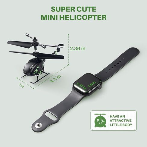 SYMA Mini RC Helicopters, S100 Small Remote Control Helicopter Toys for Boys and Girls, 2.4GHz Micro Alloy Indoor Aircraft with Gyro, Altitude Hold, One Key take Off/Landing and Rechargeable Battery in Kuwait