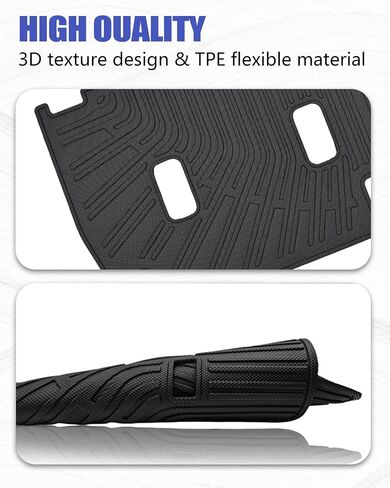 Cargo Liners Backrest Mat for Chevy Equinox & GMC Terrain Accessories 2018-2024 with Hook&Loop Rear Trunk Mat Rear Seat Back Cover Protector All Weather Anti-Slip Split Dog Liner in Saudi Arabia
