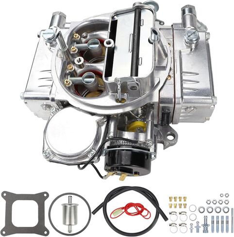 USTAR Carburetor Compatible with Holley Quick Fuel Brawler Diecast Carburetor Secondary Electric Choke 4150 Model 650 CFM 4 Barrel Square Bore Flange Replaces# BR-67255 in Kuwait
