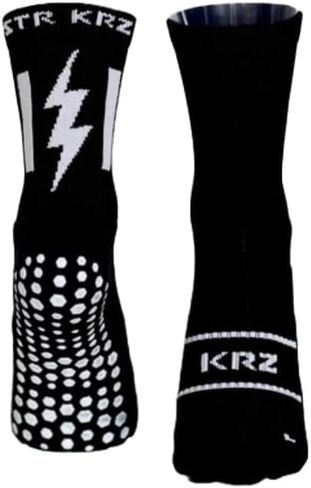 Grip Socks - Performance Grip for Men, Women & Youth! Grip Socks for Soccer and all Sports. (US, Alpha, Medium, White) in Saudi Arabia
