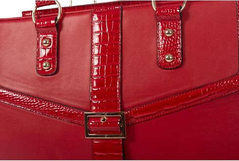 JKM and Company Alligator Compatible With Computer iPad, Laptop Tablet Rolling Tote Bag Briefcase Carryall Bag in Kuwait