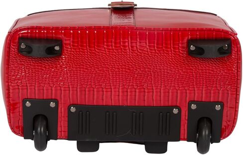 JKM and Company Alligator Compatible With Computer iPad, Laptop Tablet Rolling Tote Bag Briefcase Carryall Bag in Kuwait