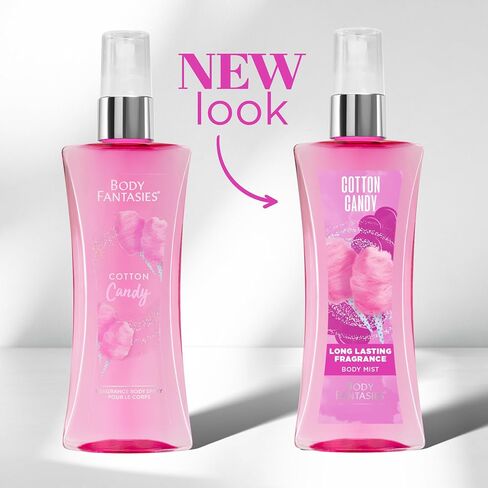 Body Fantasies Signature Fragrance Body Spray, Cotton Candy, 8 Fluid Ounce in Kuwait