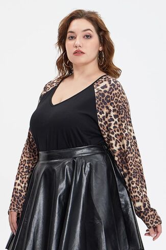 RITERA Plus Size Tops for Women Long Sleeve Casual Ragal Shirts Henley Fall Blouse XL-5XL in Kuwait