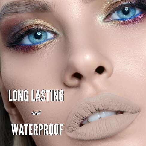 Mynena Dark Brown Matte Liquid Lipstick & Liner Kit | Long-Lasting, Waterproof | Full Coverage, No Smudge | Cocoa in Saudi Arabia