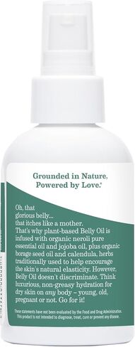 Earth Mama Belly Bundle Pregnancy Kit - 8 fl oz Butter & 4 fl oz Oil - Self Care Gift Set for Pregnancy & Postpartum Skin Care Recovery - Maternity & Postpartum Essentials in Saudi Arabia