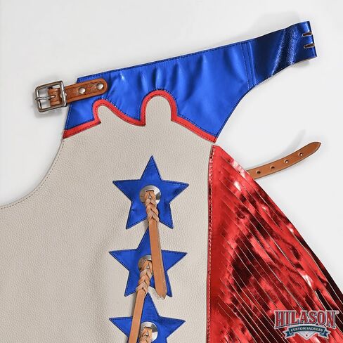 HILASON Western Horse Bull Riding Genuine Leather Rodeo Chaps | for Men and Women Unisex in Saudi Arabia