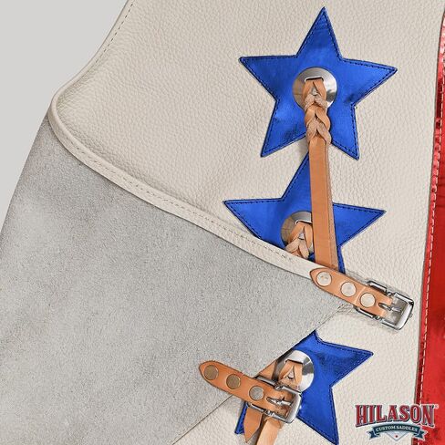 HILASON Western Horse Bull Riding Genuine Leather Rodeo Chaps | for Men and Women Unisex in Saudi Arabia