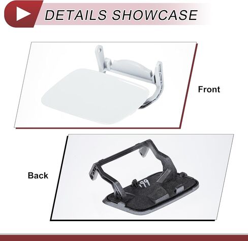 1 Pcs Front Right Side Bumper Headlight Washer Nozzle Cover Cap for Audi Q5 2013-2017 Bumper Trim Nozzle Cover No.8R0955276C White Plastic in Saudi Arabia