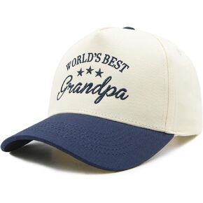 Vintage Grandpa Trucker Hat, Adjustable Grandfather Baseball Caps for Men Snapback, Fathers Day Birthday Gifts from Grandkids Black in Saudi Arabia