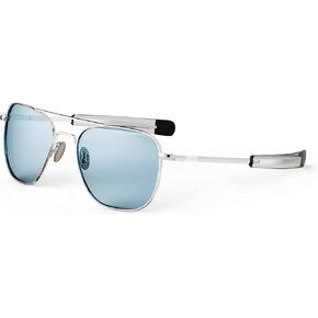 Randolph USA | 23k White Gold Classic Aviator Sunglasses for Men or Women Polarized 100% UV in Kuwait