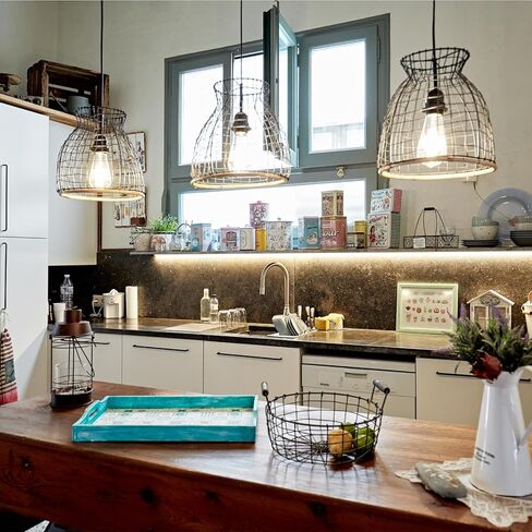 قم بتوصيل مجموعة مقبس ضوء قلادة - طقم مصباح سلك مصباح معلق 16 قدمًا ، سلك تمديد مقبس المصباح E26/E27 مع مفتاح التشغيل/الإيقاف ، حلقات المقبس ، حزمة ، أبيض in Kuwait