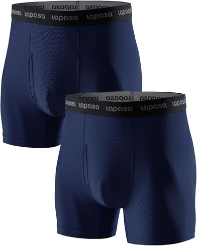 LAPASA Men's Quick Dry Travel Underwear, Terraversal Series Mesh Breathable Trunks/Boxer Briefs/Boxers (2 & 3 Packs) in Saudi Arabia