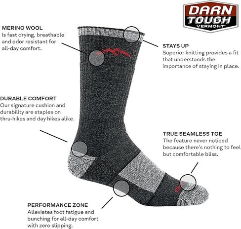 جورب من صوف ميرينو المتين من Darn مزود ببطانة كاملة in Kuwait