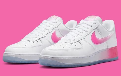 Nike Men's Air Force 1 07 PRM White/Lotus Pink-Yellow Gold (FD0778 100) - 10.5 in Saudi Arabia