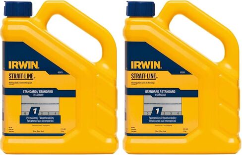 IRWIN Tools STRAIT-LINE 65201 Standard Marking Chalk, 2.5-pound, Blue (65201) in Kuwait