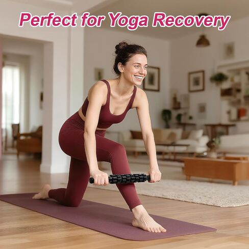 Muscle Roller Stick, Muscle Roller, Liposuction Massage Roller for Lymphatic Drainage, Massager Stick for Relief Muscle Soreness, Trigger Points, Help Exercise Runner Legs, Back Recovery in Kuwait