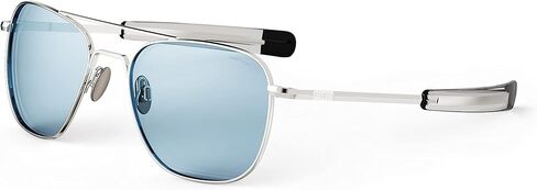 Randolph USA | 23k White Gold Classic Aviator Sunglasses for Men or Women Polarized 100% UV in Kuwait