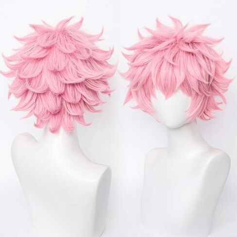 Blond and Pink KDA Ahri Wig for girls, long Straight Game Cosplay Wig for women, Halloween Costume party Wigs (Color-10) in Kuwait