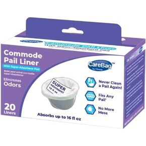 Able2 CareBag Commode Liner (60 Count (Pack of 1)) in Saudi Arabia