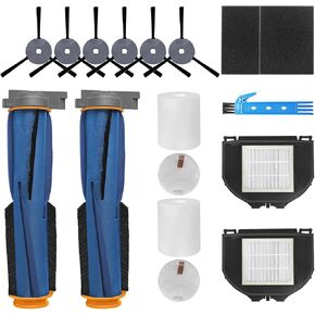 Theresa Hay Replacement Parts for Shark AV2501S AV2501AE AV2511AE RV2502AE RV2520AOUS AV2510AOUS Robot Vacuum Cleaner Accessory Kit Main Brush & Filter & Side Brush & Foam Filter & Caster Wheel in Kuwait