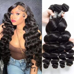 Body Wave Human Hair Bundles Brazilian Virgin Body Wave Bundles 100% Unprocessed Weave Bundles Human Hair 3 Bundles 10A Brazilian Body Wave Human Hair Bundles Body Wave Human Hair Extensions in Saudi Arabia