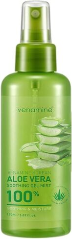 VENAMINE Korean Aloe Vera Soothing & Moisture Gel 100% For Face And Body 300ml in Saudi Arabia