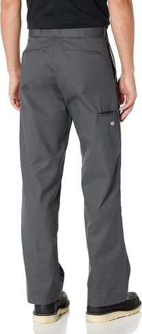 Dickies mens Big-tall Loose Fit Double Knee work utility pants, Black, 46W x 34L US in Saudi Arabia