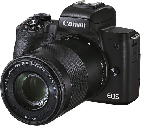كانون مجموعة اي او اس M50 مارك Ii + Ef-M 15-45 ملم Is Stm Kit اسود in Saudi Arabia