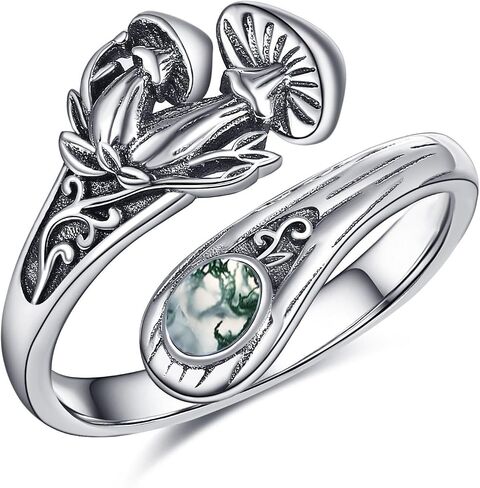 YAFEINI Hummingbird Spoon Ring Sterling Silver Hummingbird Jewelry Gifts for Women in Saudi Arabia