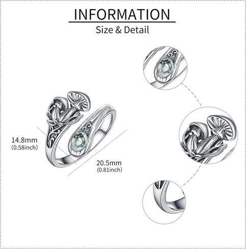 YAFEINI Hummingbird Spoon Ring Sterling Silver Hummingbird Jewelry Gifts for Women in Saudi Arabia