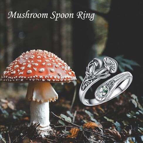 YAFEINI Hummingbird Spoon Ring Sterling Silver Hummingbird Jewelry Gifts for Women in Saudi Arabia