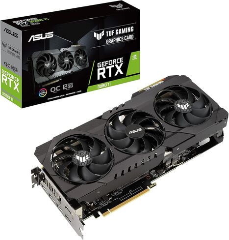 ASUS TUF Gaming NVIDIA GeForce RTX 3080 Ti OC Edition Graphics Card (PCIe 4.0, 12GB GDDR6X, HDMI 2.1, DisplayPort 1.4a, Dual Ball Fan Bearings, Military-Grade Certification, GPU Tweak II) in Saudi Arabia