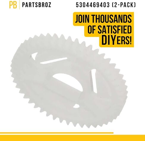 5304469403 صانع الثلج لثلاجة Drive Gear متوافق مع Kenmore Electrolux بديل متين FRS6LF7FMB LGHN2844MF5 FFHS2611LW7 FRS6L9EFSS0 FRS26LF8CS3 253.44733102 253.44733108 in Saudi Arabia