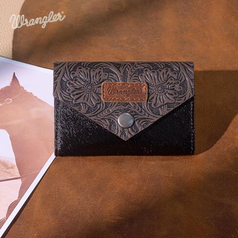 × Wrangler Card Case Wallet for Men Women Porta Tarjetas De CréDito Card Case Wallet Western Mini Wallet, Beige in Saudi Arabia