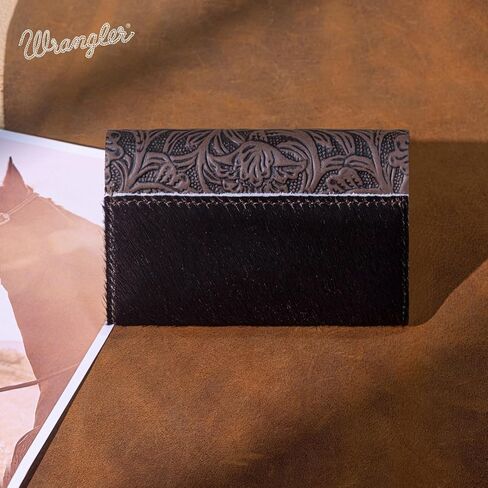 × Wrangler Card Case Wallet for Men Women Porta Tarjetas De CréDito Card Case Wallet Western Mini Wallet, Beige in Saudi Arabia