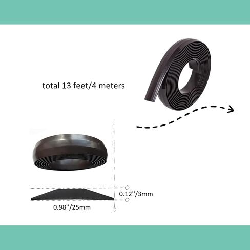LeadCon 2 Rolls Boundary Magnetic Strip for Neato Shark ION Robot Vacuum, Alternative Accessories 13 Feet Boundary Strips Tape for XiaoMi Roborock Vacuum (Total 26 feet) in Saudi Arabia